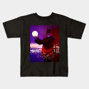 Celestial Fox Kids T-Shirt